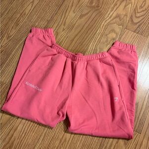 Gymshark Kettlebell Cutie Oversized Joggers Physical Pink Ladies Size Medium